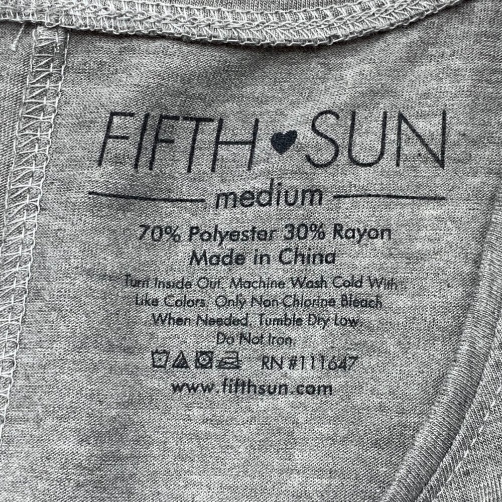 🎉Fifth Sun Gray 'Lake Mode' Graphic Tank - Picture 4 of 4